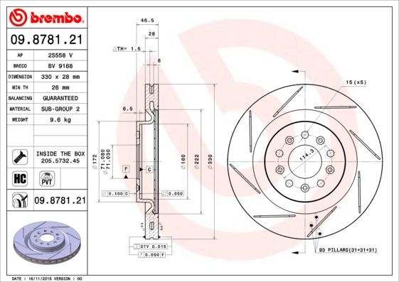 Brembo 09.8781.21