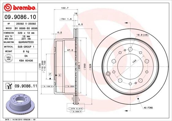 Brembo 09.9086.11