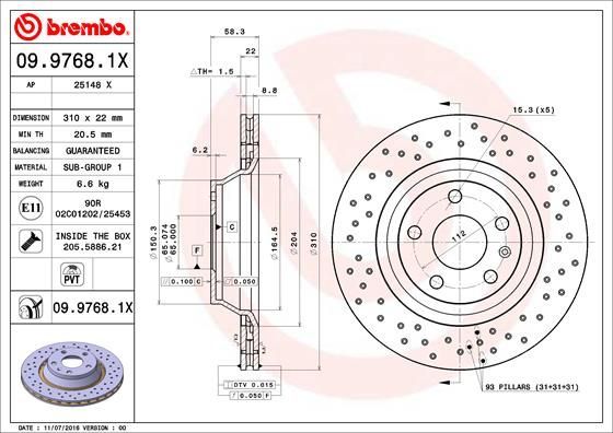 Brembo 09.9768.1X