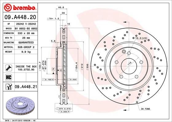 Brembo 09.A448.21