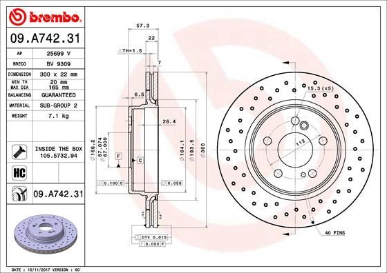 Brembo 09.A742.31