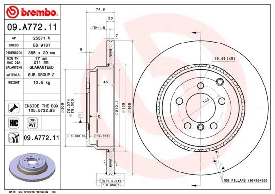 Brembo 09.A772.11
