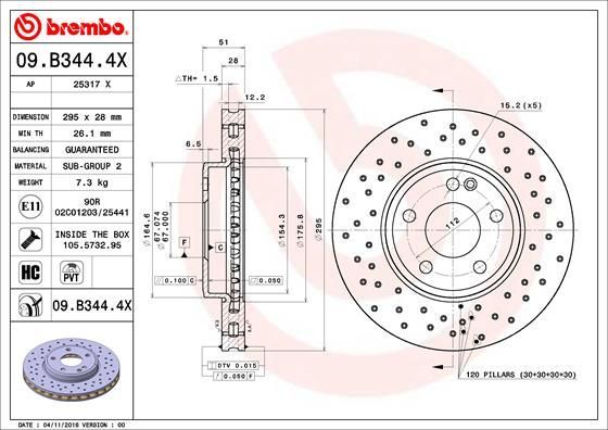 Brembo 09.B344.4X