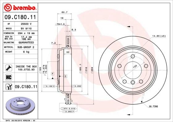 Brembo 09.C180.11