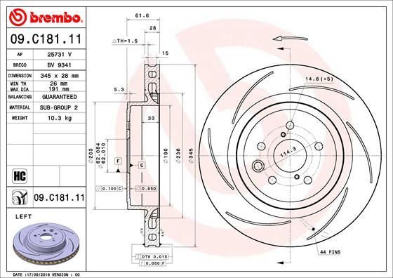 Brembo 09.C181.11