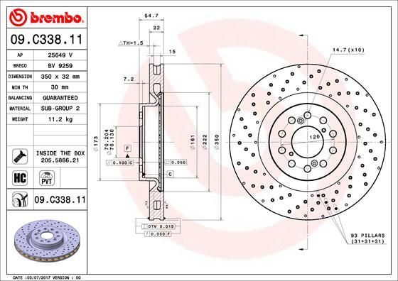 Brembo 09.C338.11