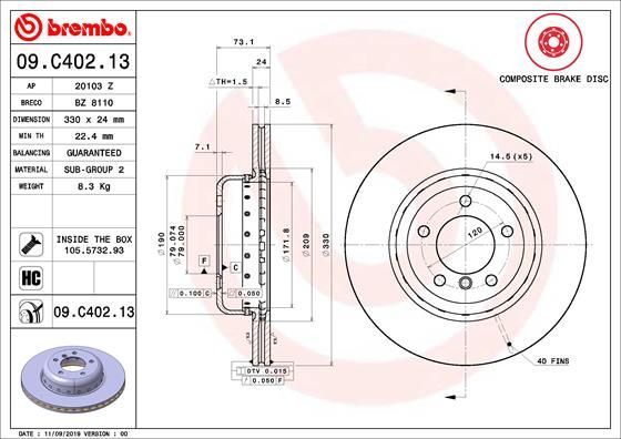 Brembo 09.C402.13
