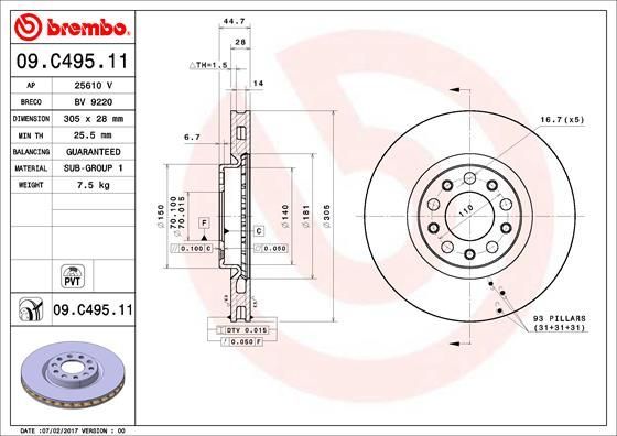 Brembo 09.C495.11