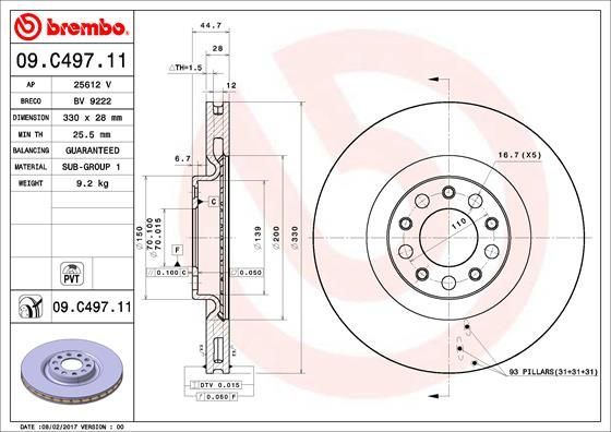 Brembo 09.C497.11