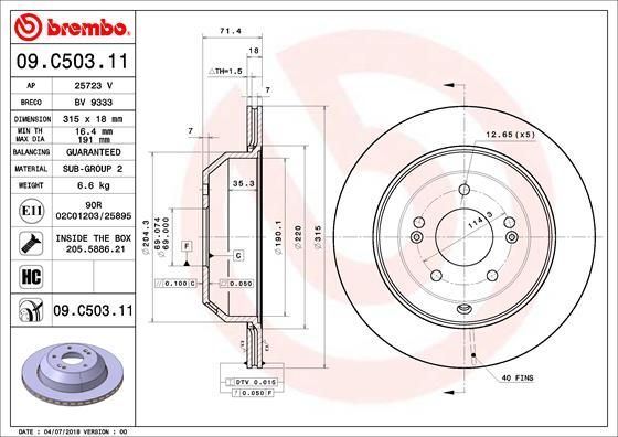 Brembo 09.C503.11