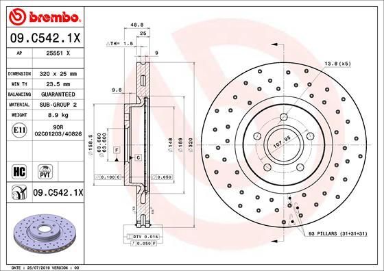 Brembo 09.C542.1X