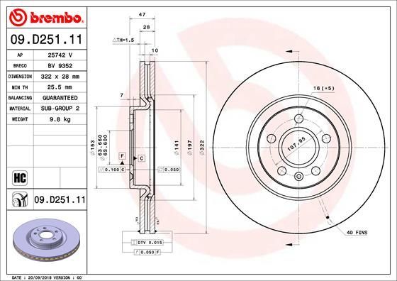 Brembo 09.D251.11