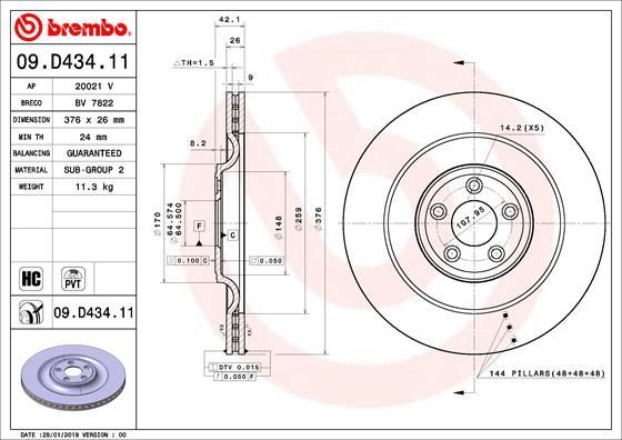 Brembo 09.D434.11