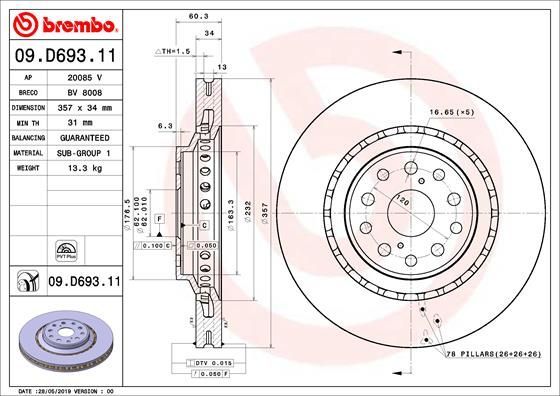 Brembo 09.D693.11