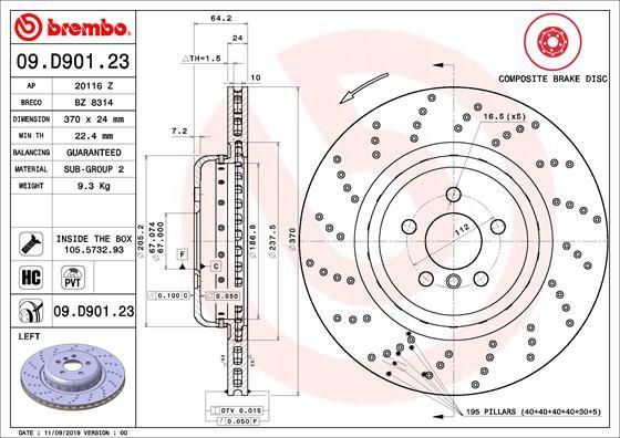 Brembo 09.D901.23