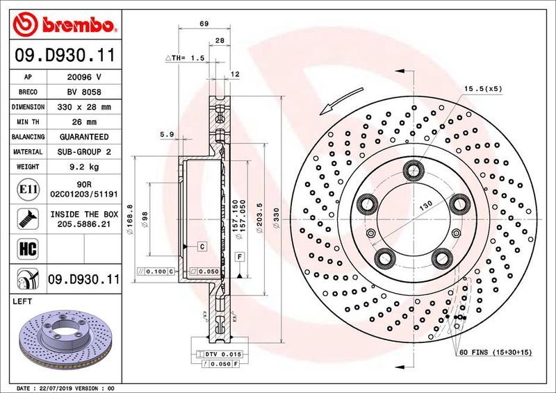 Brembo 09.D930.11