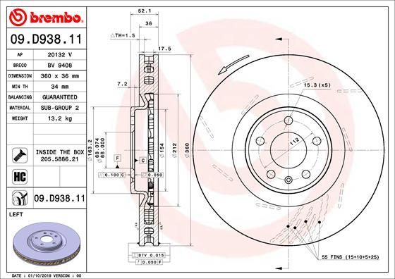 Brembo 09.D938.11