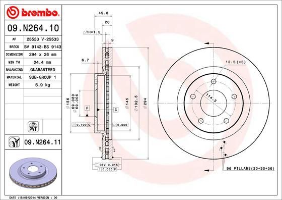 Brembo 09.N264.11