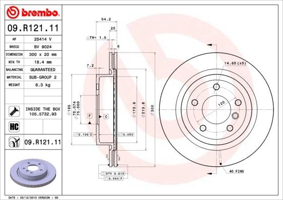 Brembo 09.R121.11