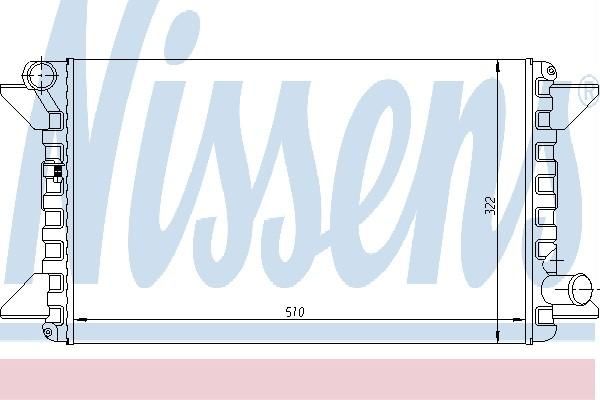 Nissens 61190 - Chladič vody -