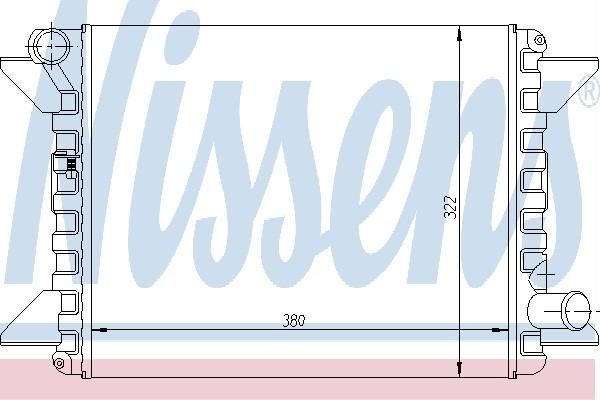Nissens 61220 - Chladič vody -