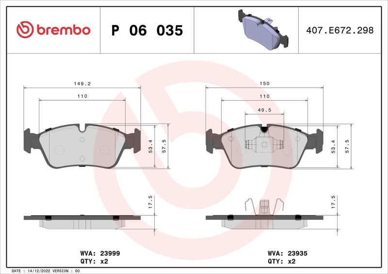 Brembo P 06 035X