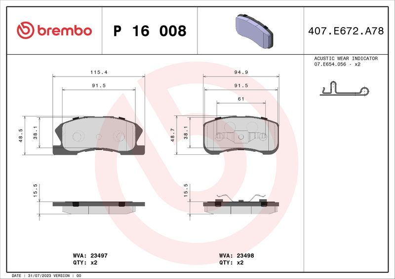 Brembo P 16 008