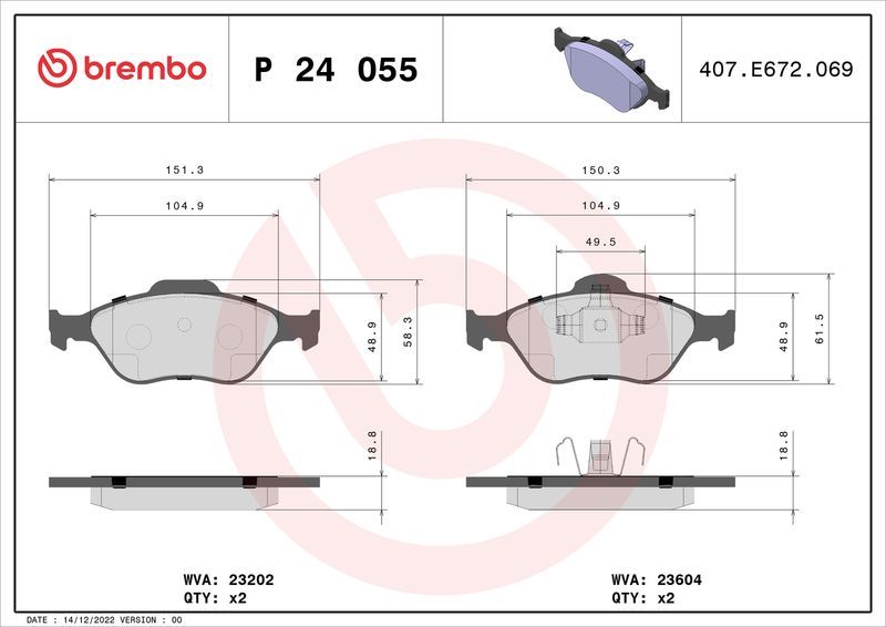 Brembo P 24 055X