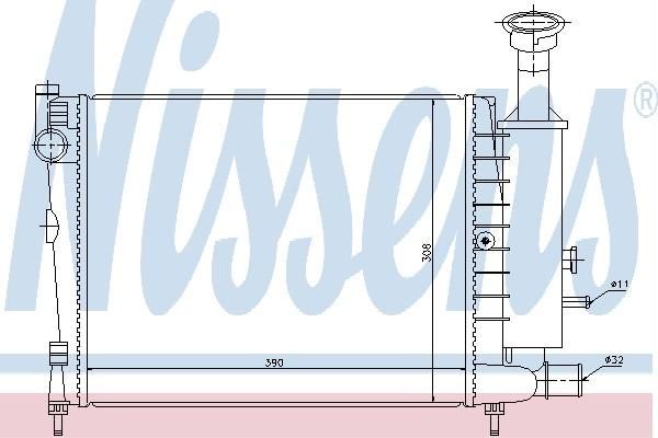 Nissens 61374 - Chladič vody -