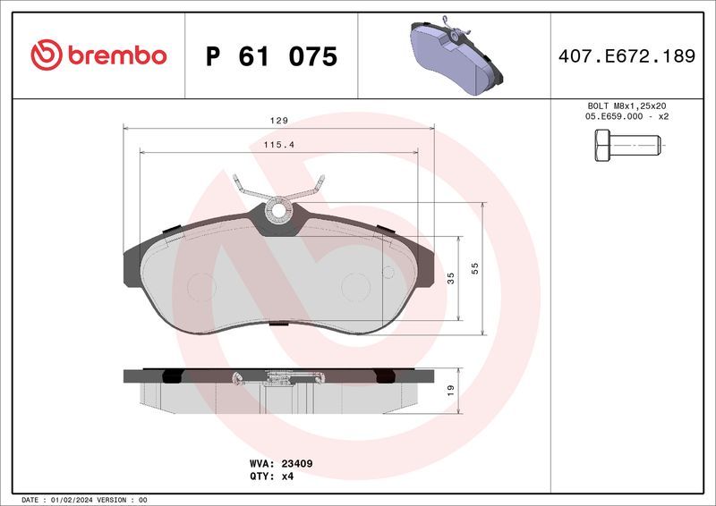 Brembo P 61 075X