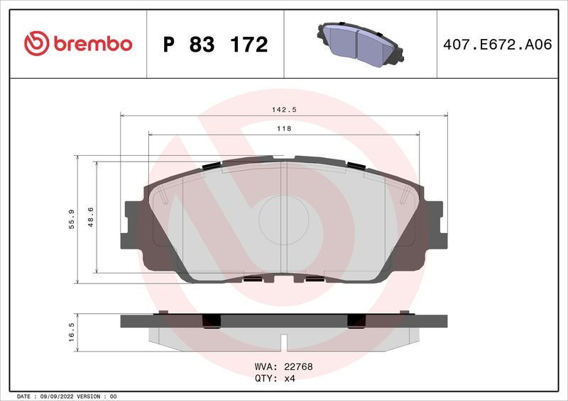 Brembo P 83 172