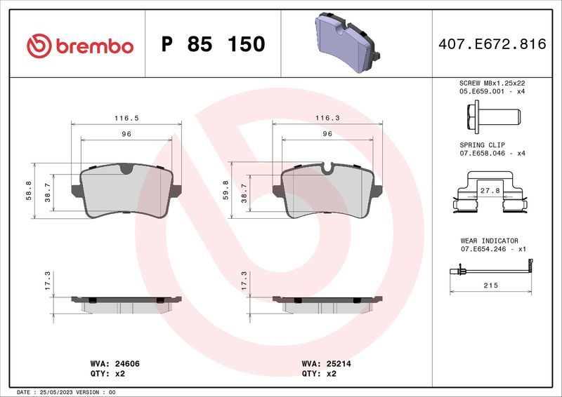 Brembo P 85 150X