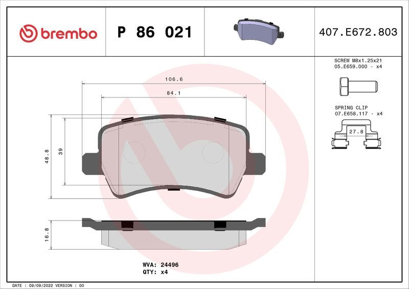 Brembo P 86 021X