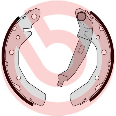 Brembo S 10 517 - Brzdové čeľuste -