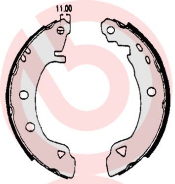 Brembo S 23 508 - Brzdové čeľuste -
