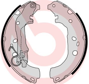 Brembo S 23 518 - Brzdové čeľuste -