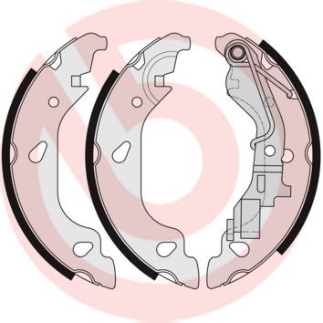 Brembo S 23 521 - Brzdové čeľuste -