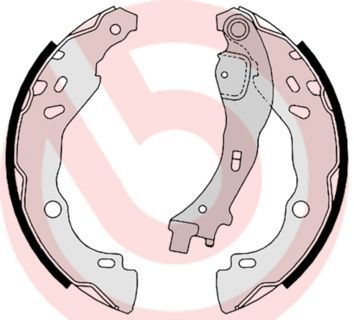 Brembo S 23 523 - Brzdové čeľuste -