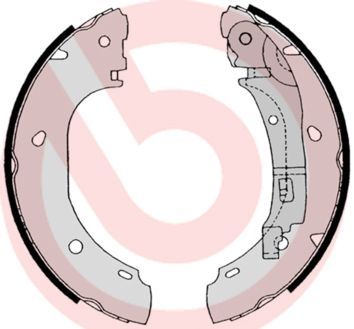 Brembo S 23 525 - Brzdové čeľuste -
