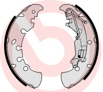 Brembo S 23 555 - Brzdové čeľuste -