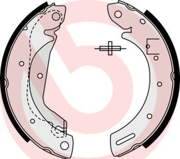 Brembo S 23 577 - Brzdové čeľuste -