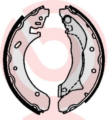 Brembo S 24 524 - Brzdové čeľuste -