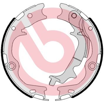 Brembo S 30 537 - Brzdové čeľuste -