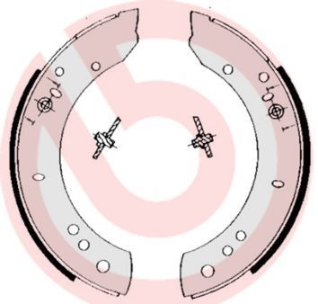 Brembo S 44 502 - Brzdové čeľuste -