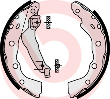 Brembo S 54 515 - Brzdové čeľuste -