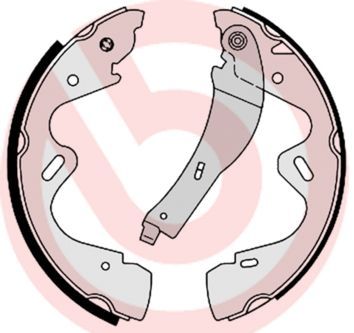 Brembo S 56 517 - Brzdové čeľuste -