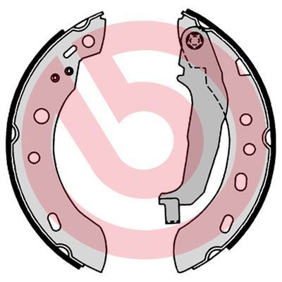 Brembo S 56 551 - Brzdové čeľuste -