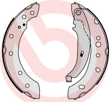 Brembo S 61 527 - Brzdové čeľuste -