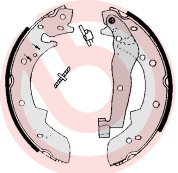 Brembo S 68 505 - Brzdové čeľuste -