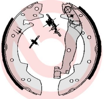 Brembo S 68 511 - Brzdové čeľuste -